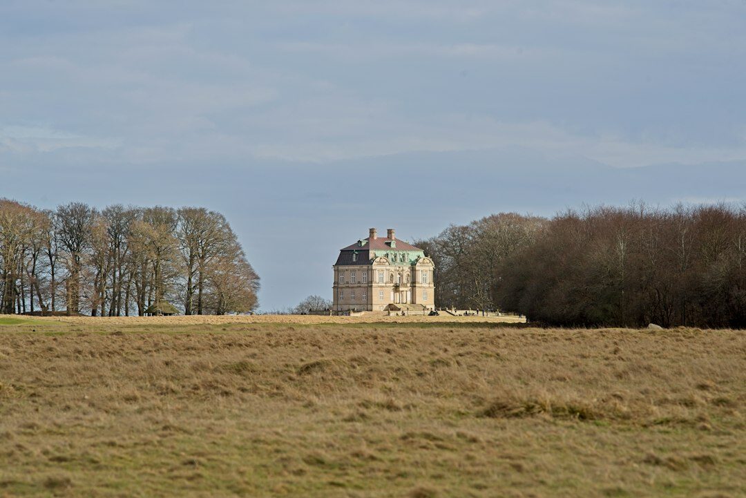 Traditional windmill in the Danish countryside